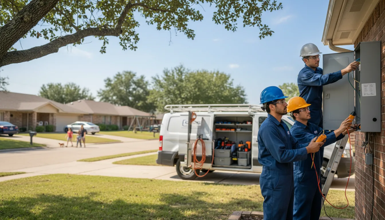 Certified electrician providing emergency electrical services in Martville, NY